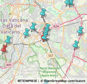 Mappa Via Mazzarello Maria Suora, 00181 Roma RM, Italia (5.12077)
