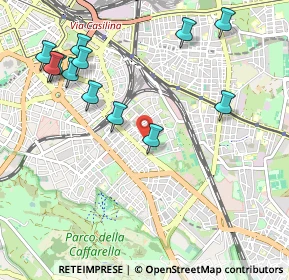 Mappa Via Suor Maria Mazzarello, 00181 Roma RM, Italia (1.23917)