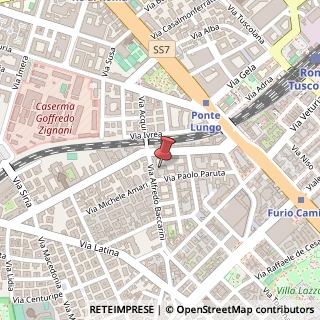 Mappa Via Paolo Paruta, 24, 00179 Roma, Roma (Lazio)