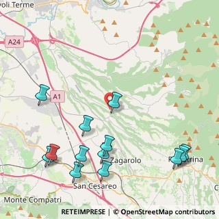 Mappa Via Caipoli, 00010 Gallicano Nel Lazio RM, Italia (5.61154)