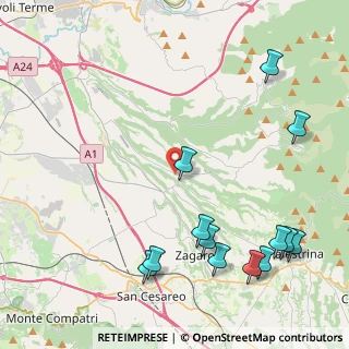 Mappa Via Caipoli, 00010 Gallicano Nel Lazio RM, Italia (5.78154)
