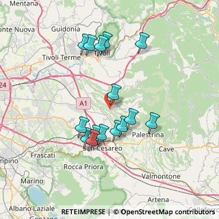 Mappa Via Caipoli, 00010 Gallicano Nel Lazio RM, Italia (7.16933)
