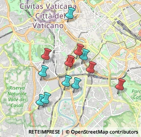 Mappa Trastevere, 00153 Roma RM, Italia (1.7175)