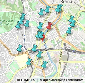 Mappa Trastevere, 00153 Roma RM, Italia (1.1005)