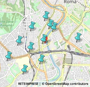 Mappa Trastevere, 00153 Roma RM, Italia (1.04455)