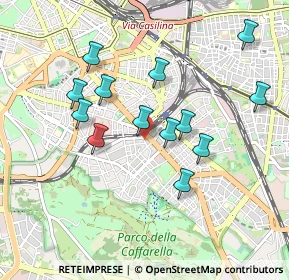Mappa Piazza Camillo Finocchiaro Aprile, 00181 Roma RM, Italia (0.91154)