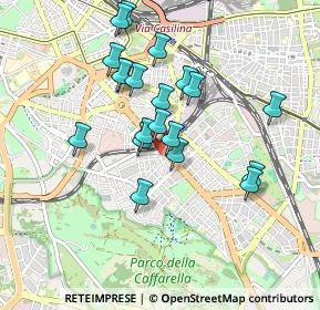 Mappa Piazza Camillo Finocchiaro Aprile, 00181 Roma RM, Italia (0.8575)