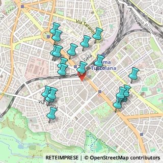 Mappa Piazza Camillo Finocchiaro Aprile, 00181 Roma RM, Italia (0.5135)