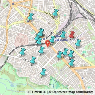 Mappa Piazza Camillo Finocchiaro Aprile, 00181 Roma RM, Italia (0.4855)