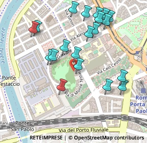 Mappa Via di Monte Testaccio, 00153 Roma RM, Italia (0.277)