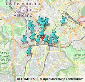 Mappa Via di Monte Testaccio, 00153 Roma RM, Italia (1.25529)