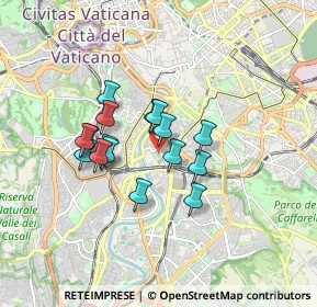 Mappa Via di Monte Testaccio, 00153 Roma RM, Italia (1.36813)