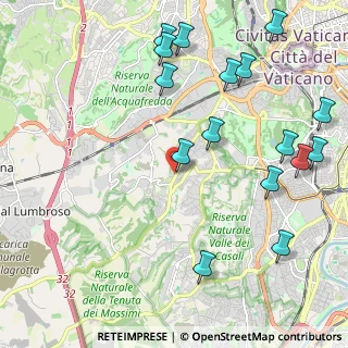 Mappa Via della Pisana, 00100 Roma RM, Italia (2.76188)