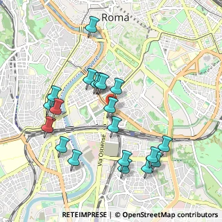 Mappa P.le Ostiense, 00154 Roma RM, Italia (1.0655)