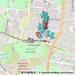 Mappa Piazza delle Camelie, 00172 Roma RM, Italia (0.385)