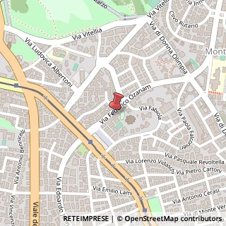 Mappa Via Federico Ozanam, 42, 00152 Roma, Roma (Lazio)