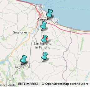 Mappa Contrada Laudadio snc, 86046 San Martino in Pensilis CB, Italia (8.07917)