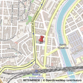 Mappa Via Carlo Porta, 13, 00153 Roma, Roma (Lazio)