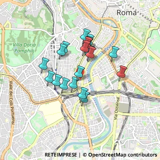 Mappa Via Portuense, 00186 Roma RM, Italia (0.7665)