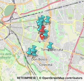 Mappa Via degli Anemoni, 00172 Roma RM, Italia (1.30417)