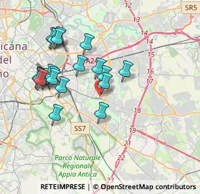 Mappa Via degli Anemoni, 00172 Roma RM, Italia (3.8245)