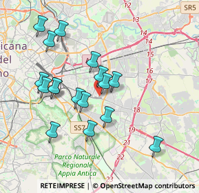 Mappa Via degli Anemoni, 00172 Roma RM, Italia (3.74647)