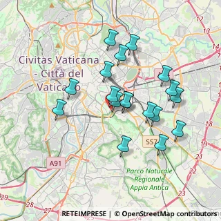 Mappa Via Populonia, 00183 Roma RM, Italia (3.50111)
