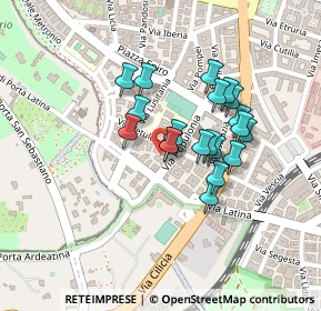 Mappa Via Latina, 00183 Roma RM, Italia (0.175)