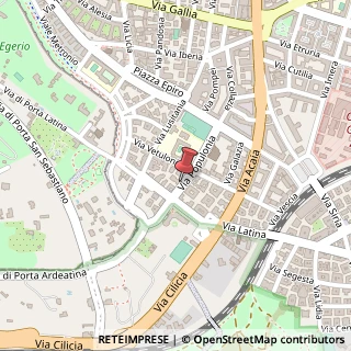 Mappa Via Populonia, 11, 00183 Roma, Roma (Lazio)
