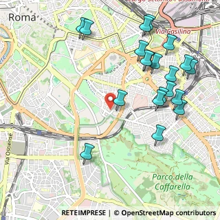 Mappa Via Populonia, 00183 Roma RM, Italia (1.2745)