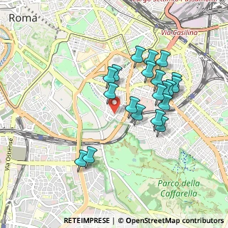 Mappa Via Populonia, 00183 Roma RM, Italia (0.8875)