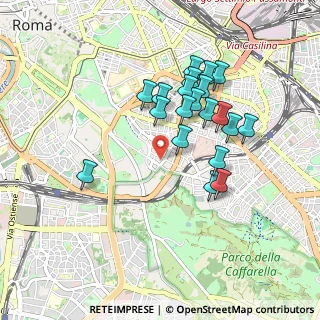 Mappa Via Populonia, 00183 Roma RM, Italia (0.86)