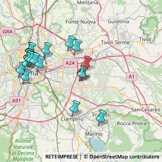 Mappa Largo D. delle Greche, 00133 Roma RM, Italia (9.735)