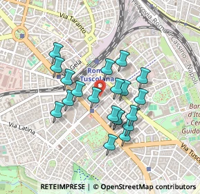 Mappa Via Pallante, 00181 Roma RM, Italia (0.383)