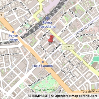 Mappa Via Pallante, 11, 00181 Roma, Roma (Lazio)