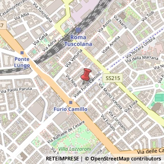 Mappa Viale Furio Camillo, 61, 00181 Roma, Roma (Lazio)