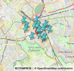 Mappa Via Pallante, 00181 Roma RM, Italia (0.99875)