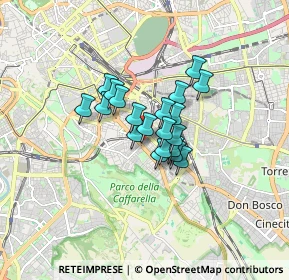 Mappa Via Pallante, 00181 Roma RM, Italia (1.0605)