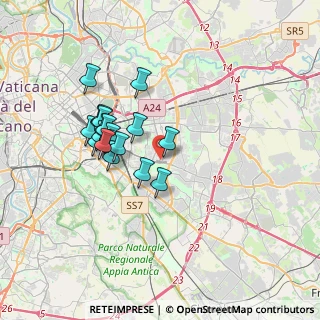 Mappa Via Acquafondata, 00172 Roma RM, Italia (3.24421)