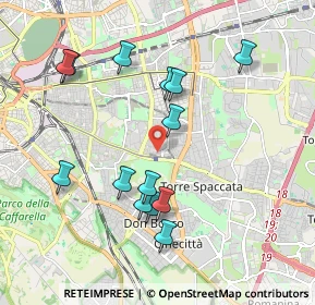 Mappa Via Riofreddo, 00172 Roma RM, Italia (2.03786)
