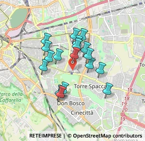 Mappa Via Ceprano, 00172 Roma RM, Italia (1.43)