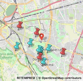 Mappa Via Acquafondata, 00172 Roma RM, Italia (1.87455)