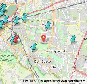 Mappa Via Riofreddo, 00172 Roma RM, Italia (3.47786)