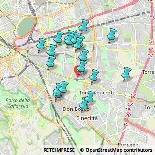 Mappa Via Acquafondata, 00172 Roma RM, Italia (1.8035)
