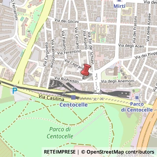 Mappa Via Acquafondata,  5, 00172 Roma, Roma (Lazio)