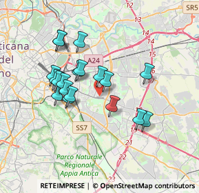 Mappa Via Riofreddo, 00172 Roma RM, Italia (3.26579)