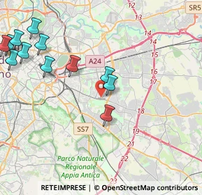 Mappa Via Acquafondata, 00172 Roma RM, Italia (5.43917)