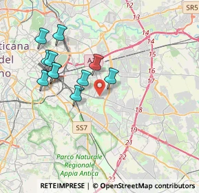 Mappa Via Ceprano, 00172 Roma RM, Italia (3.76636)