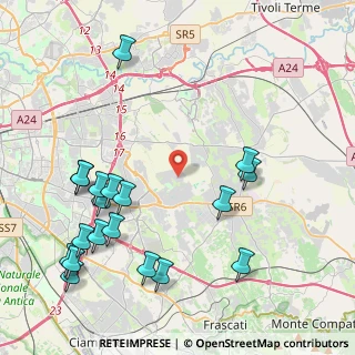 Mappa Valle Fiorita, 00133 Roma RM, Italia (5.41842)
