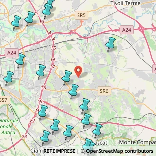 Mappa Valle Fiorita, 00133 Roma RM, Italia (6.924)